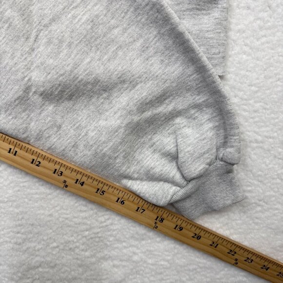 VTG Jerzees Super Sweats Cropped Graphic ASL "I Love USA" Long Sleeve Womens 2X - Picture 10 of 12